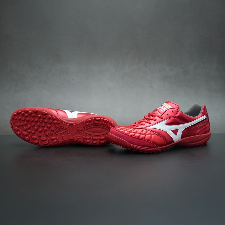 MIZUNO MORELIA SALA JAPAN TF - Q1GB250260 - ĐỎ/TRẮNG