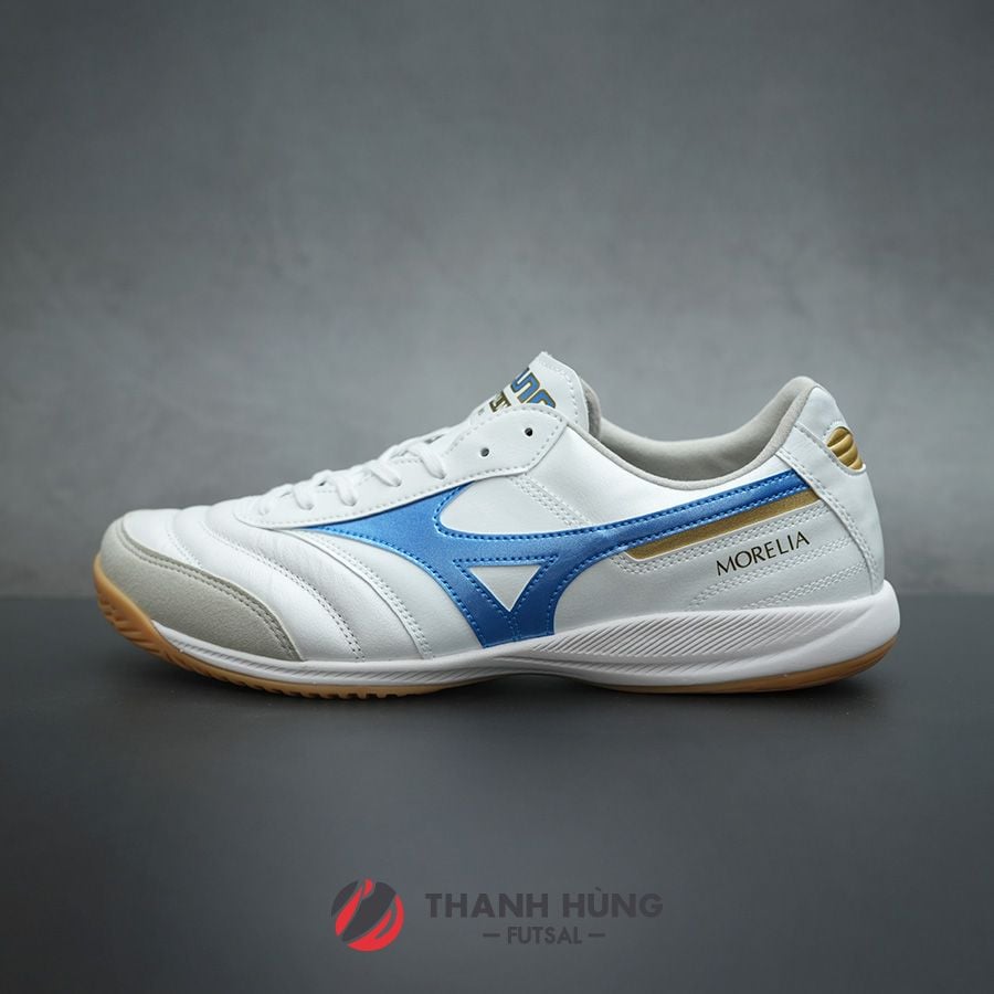 MIZUNO MORELIA SALA ELITE IN - Q1GA241225 - TRẮNG/XANH